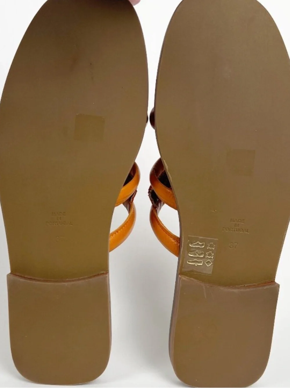 John Rmor Leather Slide Sandals - Picture 8 of 9